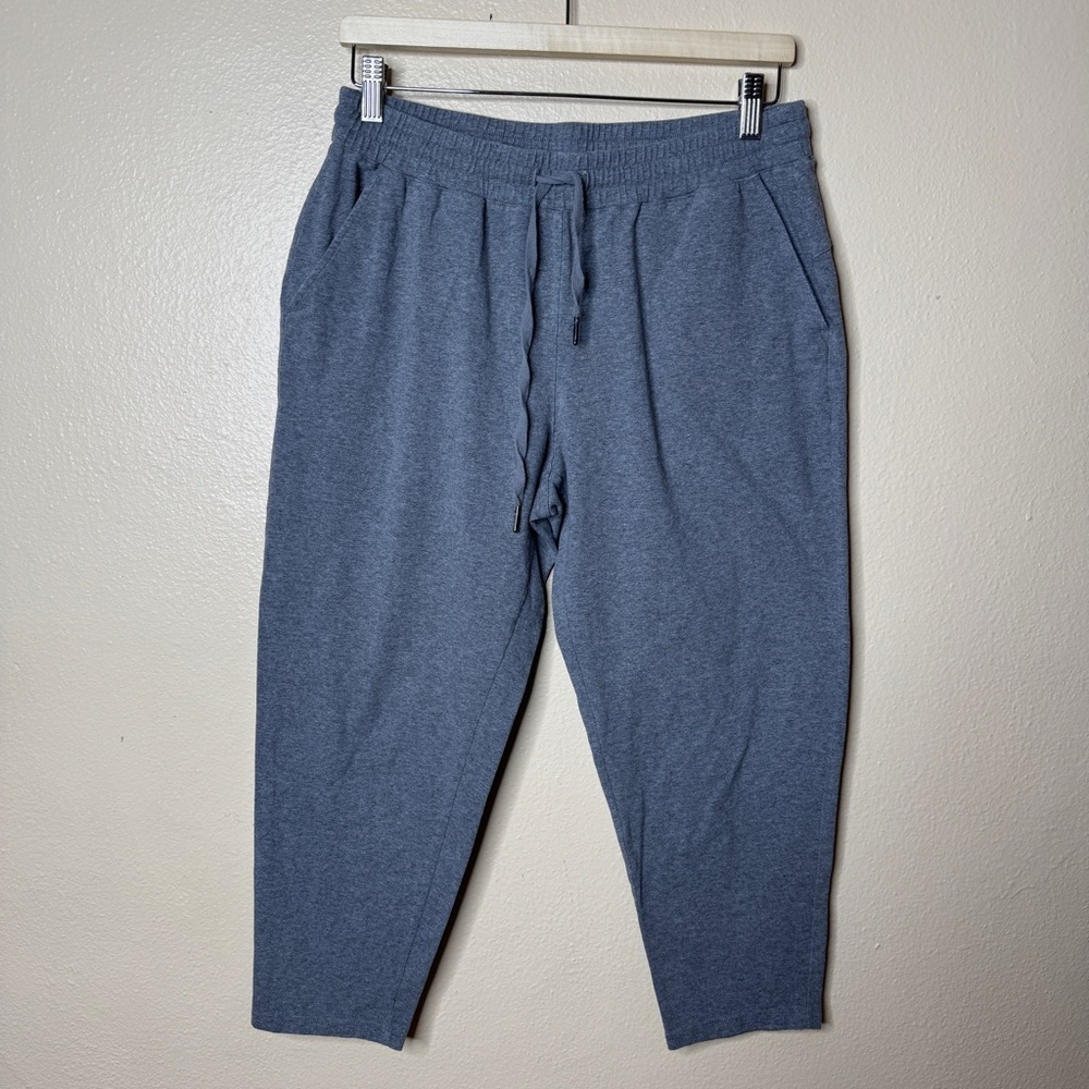 Eileen Fisher Pants Women's Medium Gray Joggers Organic Cotton Drawstring Cozy